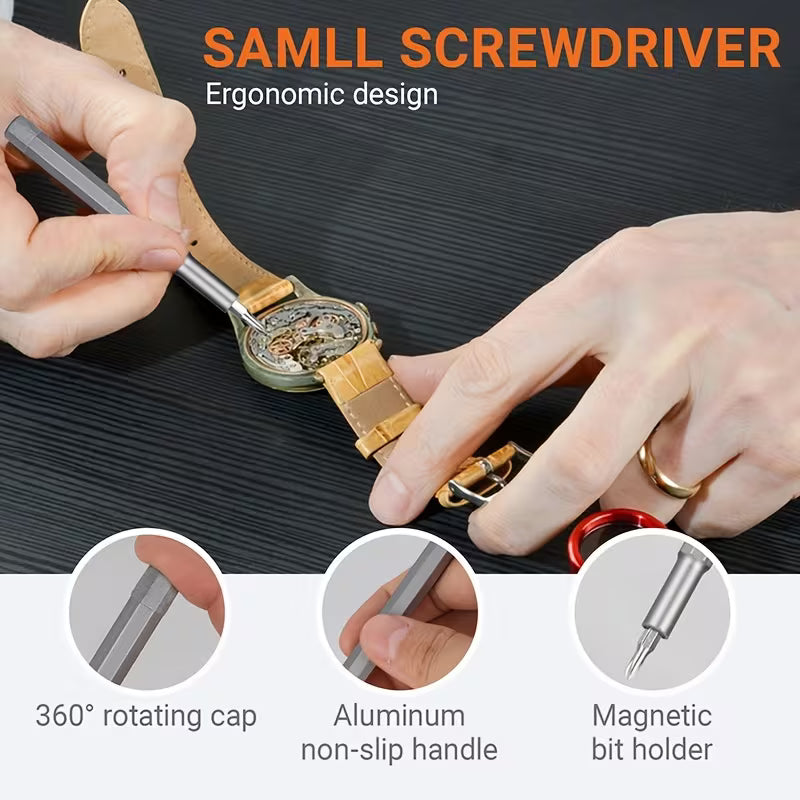 24-in-1 Precision Magnetic Screwdriver Kit – Repair Phone, Laptop & Electronics